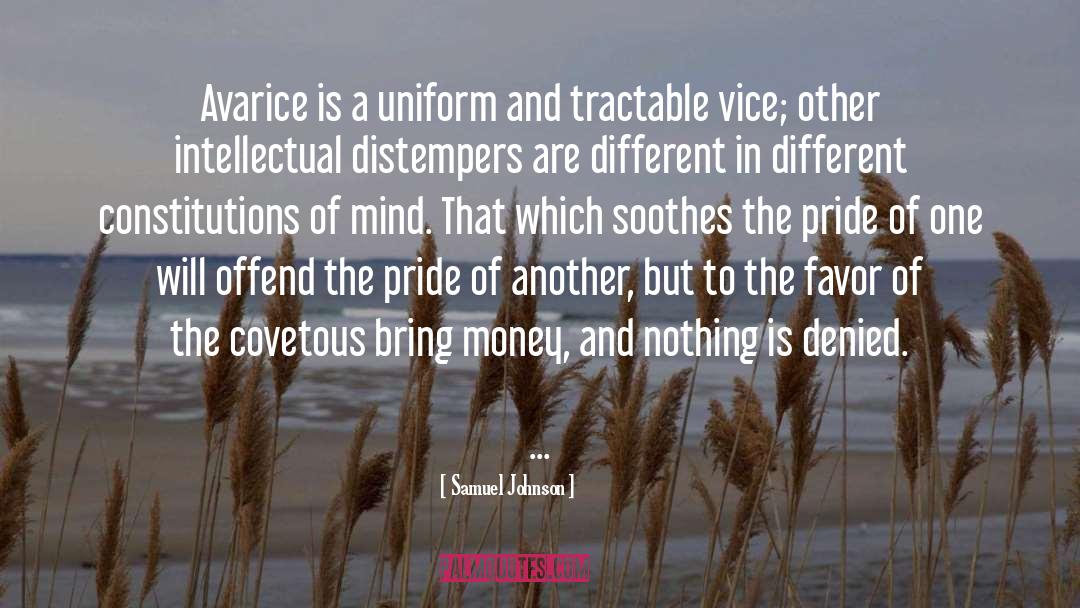 Avarice quotes by Samuel Johnson