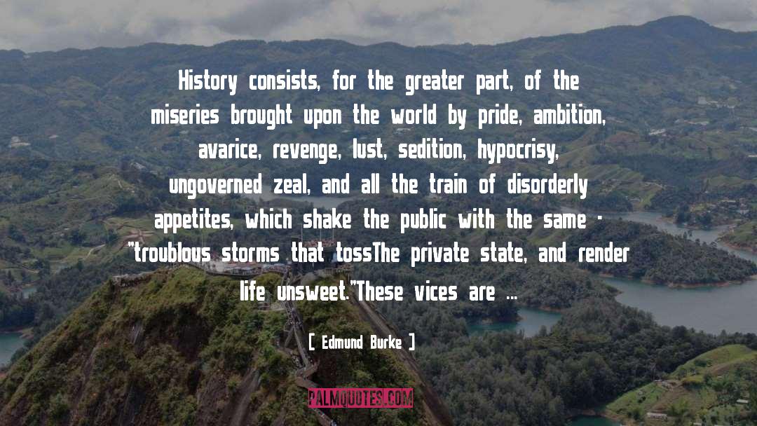 Avarice quotes by Edmund Burke