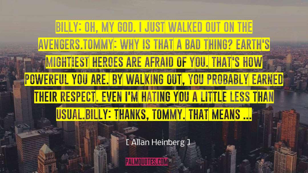 Avengers quotes by Allan Heinberg