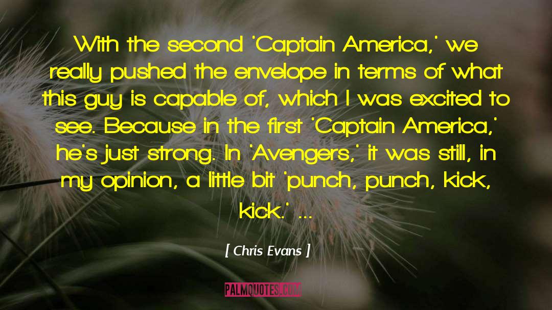 Avengers quotes by Chris Evans