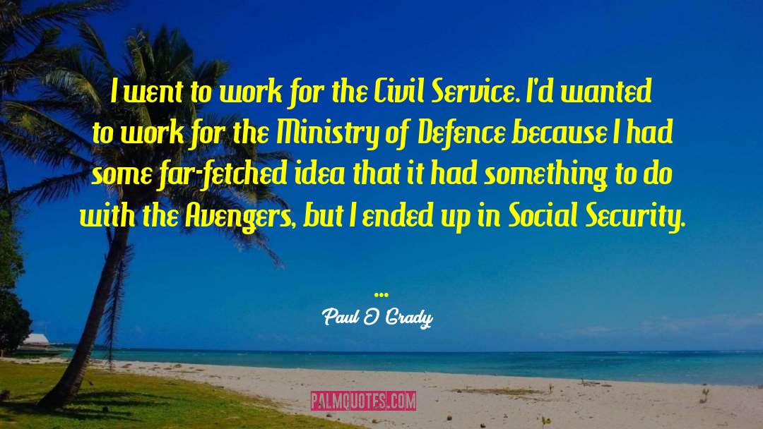 Avengers quotes by Paul O'Grady