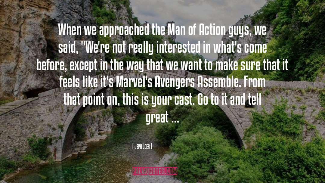 Avengers quotes by Jeph Loeb