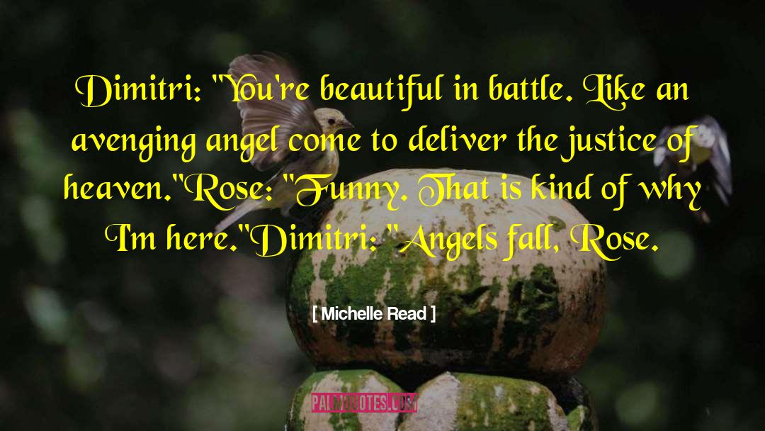 Avenging Angel quotes by Michelle Read