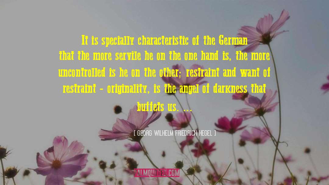 Avenging Angel quotes by Georg Wilhelm Friedrich Hegel