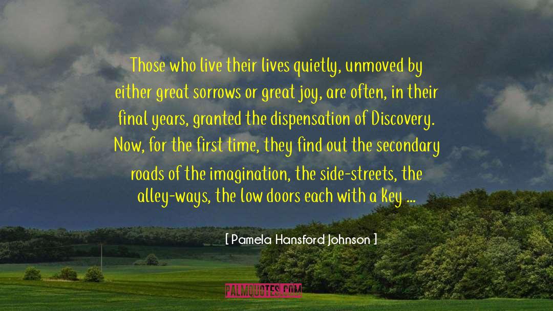 Avenues quotes by Pamela Hansford Johnson