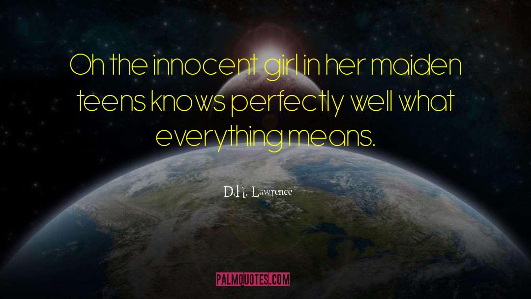 Average Girl quotes by D.H. Lawrence