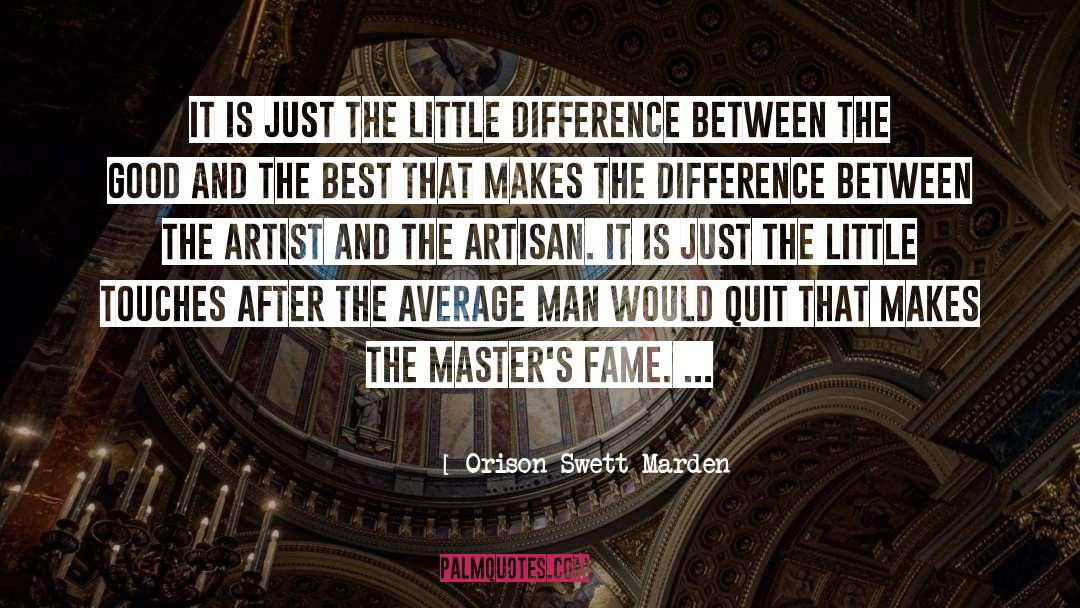 Average Man quotes by Orison Swett Marden