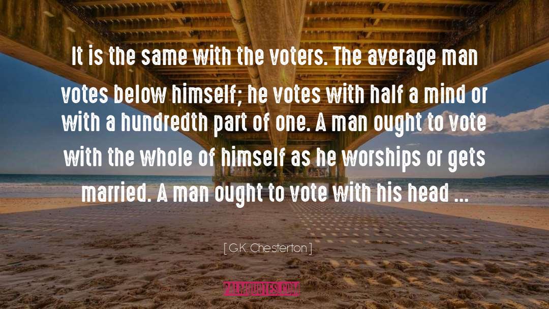Average Man quotes by G.K. Chesterton