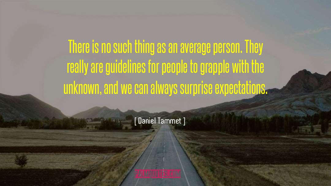 Average People quotes by Daniel Tammet