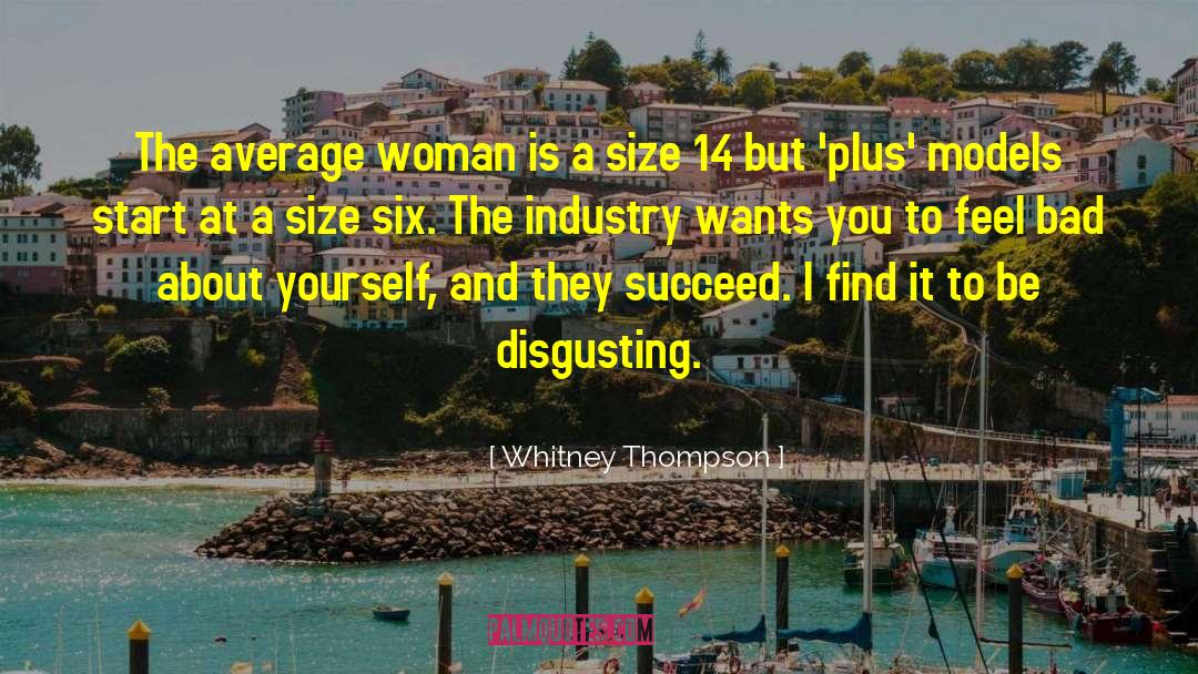 Average Woman quotes by Whitney Thompson