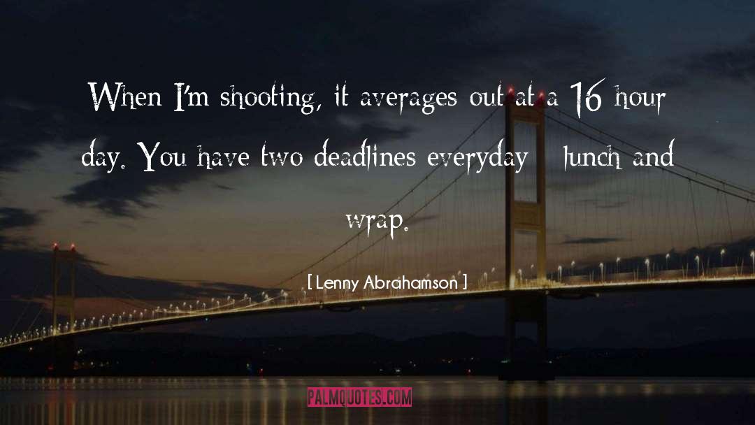 Averages quotes by Lenny Abrahamson