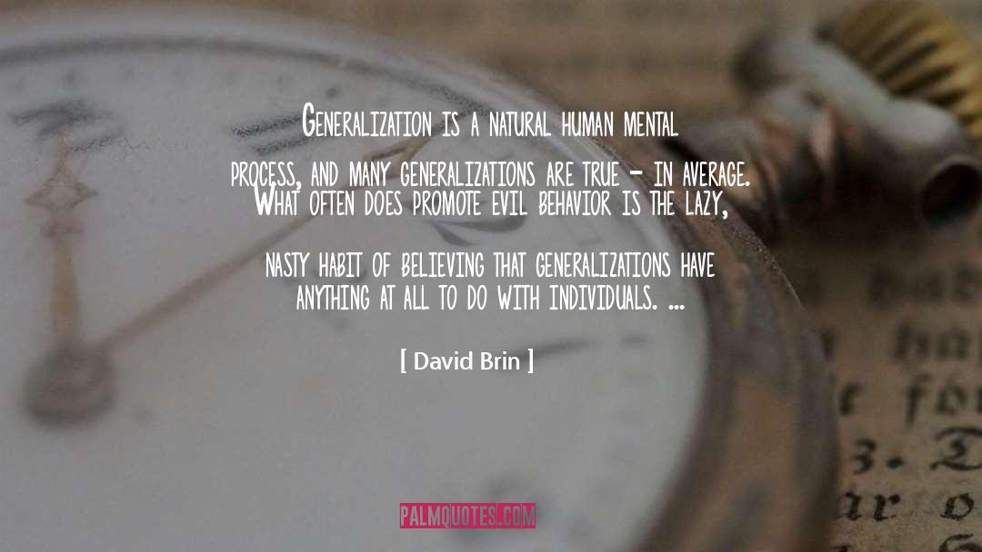 Averages quotes by David Brin