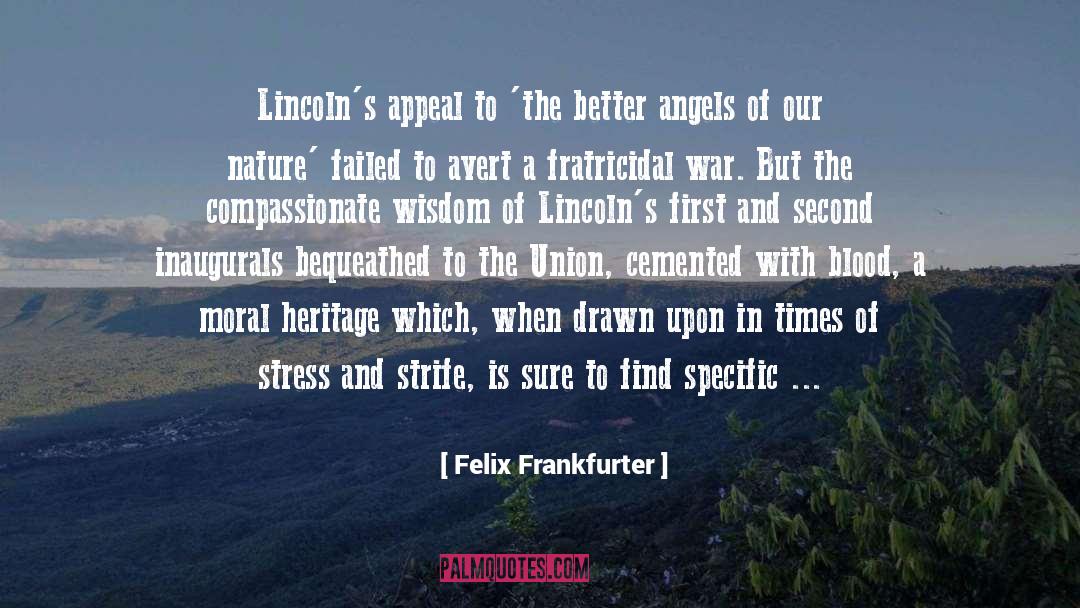 Avert quotes by Felix Frankfurter