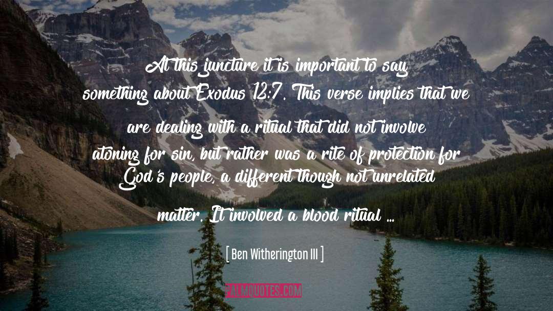 Avert quotes by Ben Witherington III