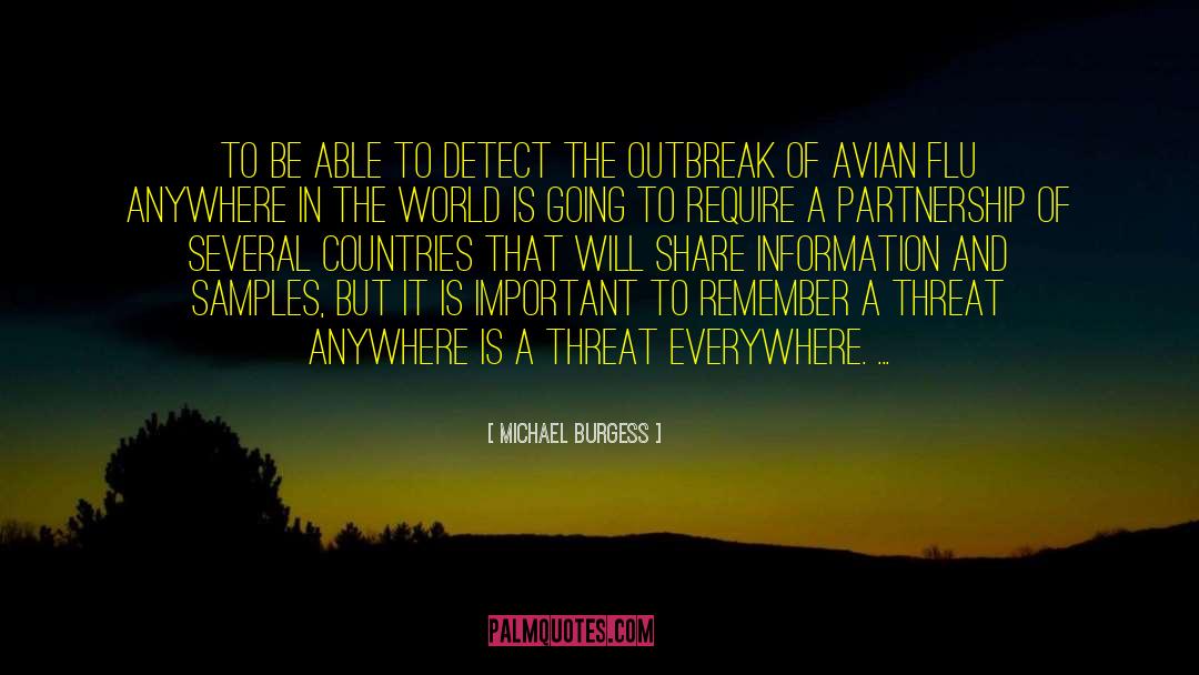 Avian Influenza quotes by Michael Burgess