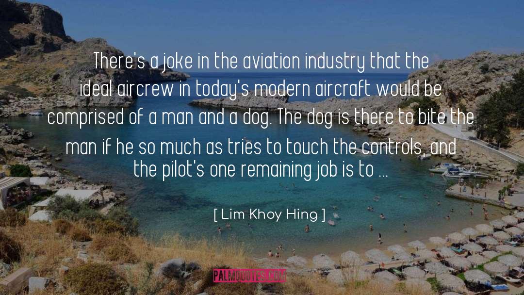 Aviation quotes by Lim Khoy Hing