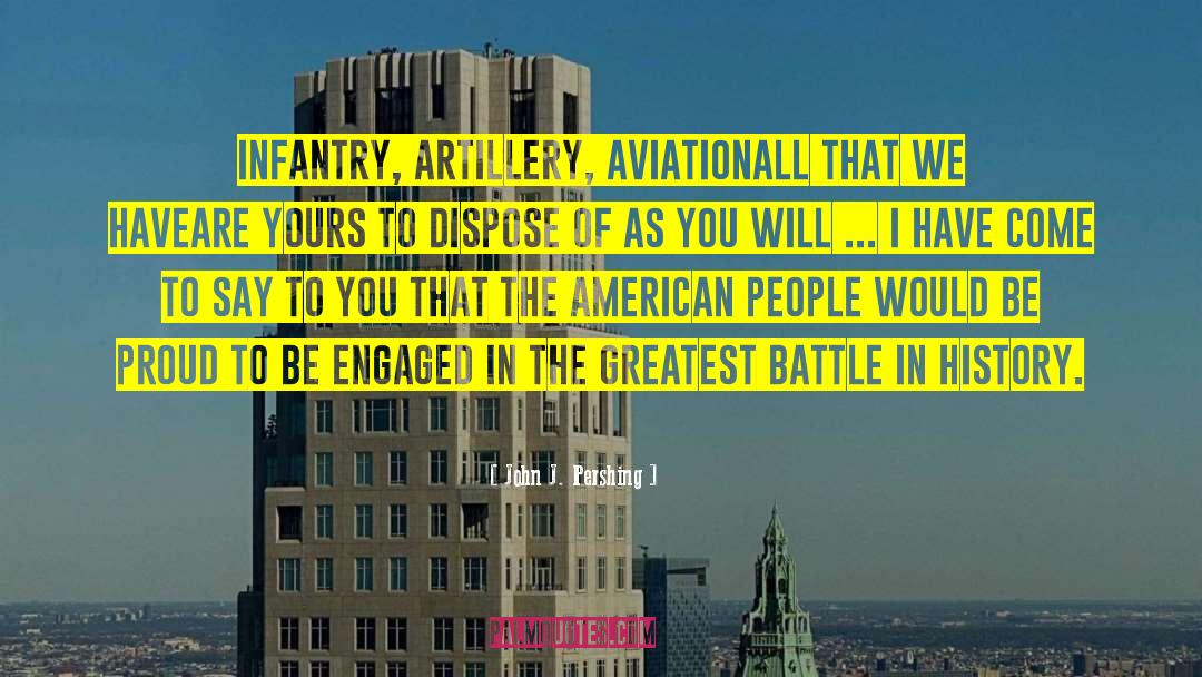 Aviation quotes by John J. Pershing