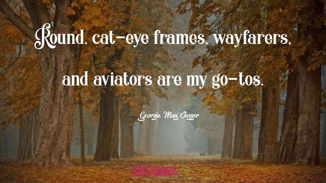 Aviator quotes by Georgia May Jagger