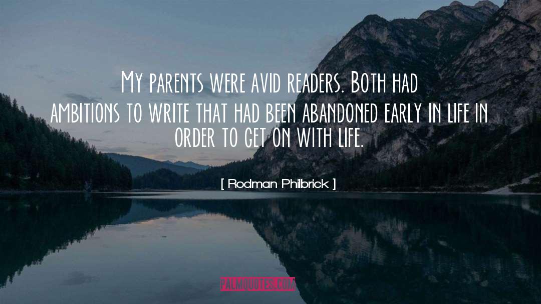 Avid quotes by Rodman Philbrick