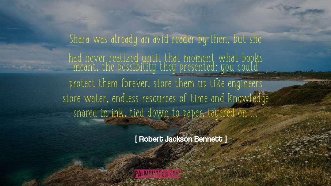 Avid Reader quotes by Robert Jackson Bennett