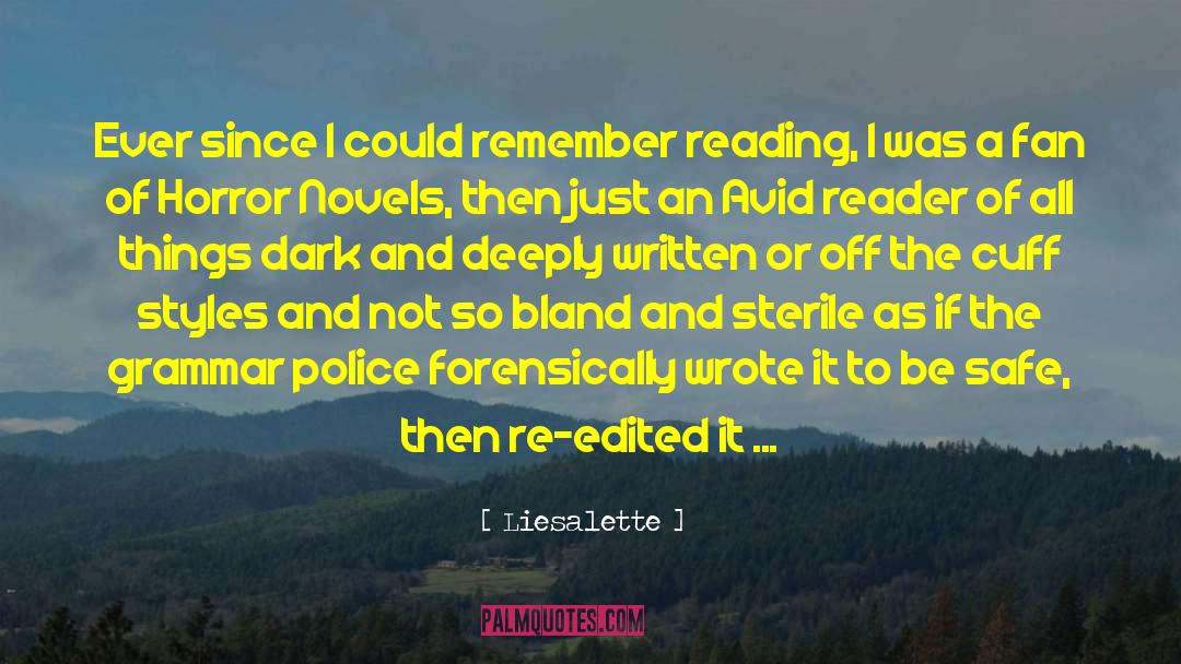 Avid Reader quotes by Liesalette