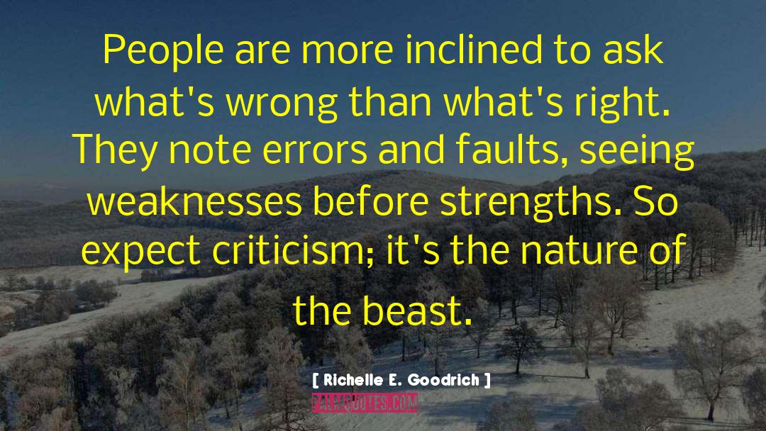 Avoid Criticism quotes by Richelle E. Goodrich