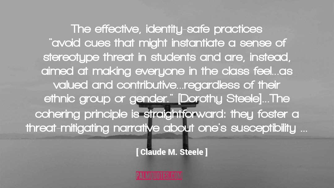 Avoid Disappointment quotes by Claude M. Steele