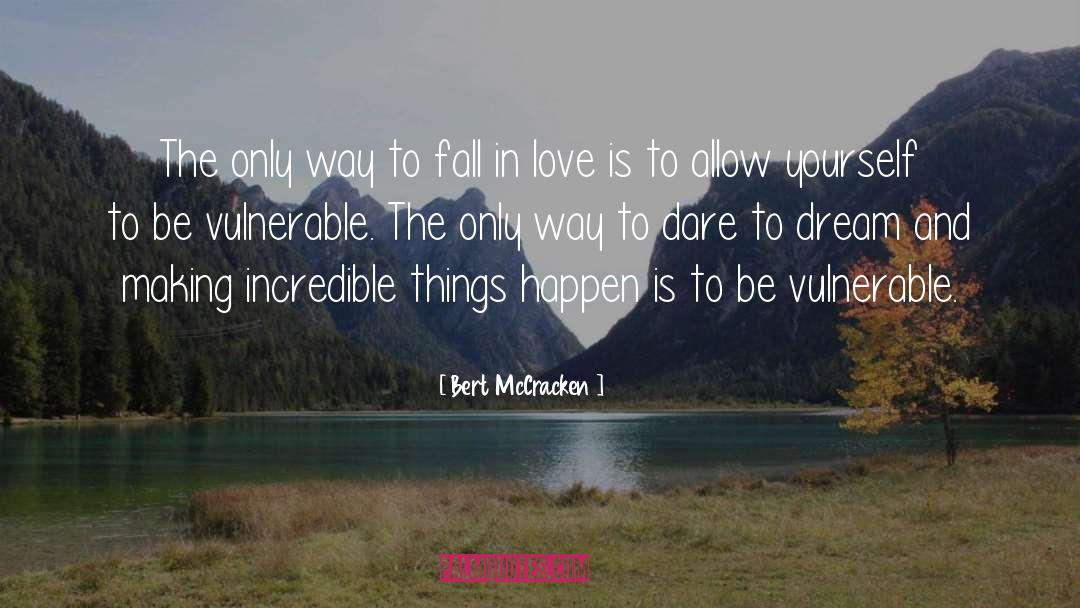 Avoid Falling In Love quotes by Bert McCracken