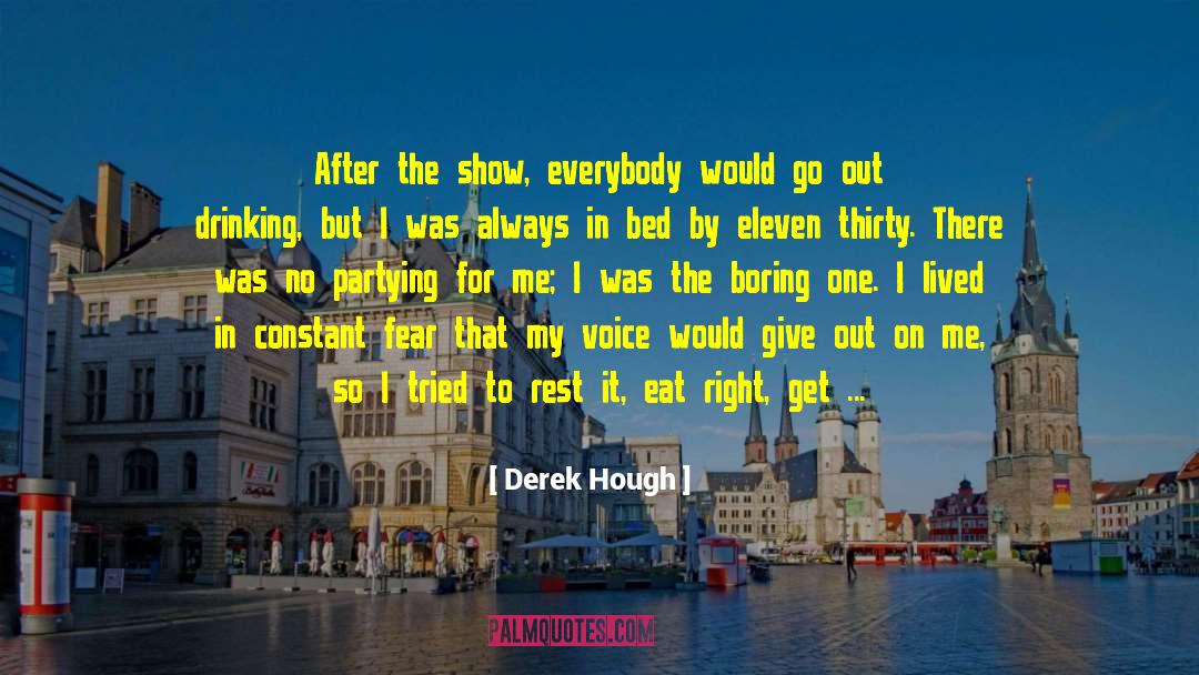 Avoid Fear quotes by Derek Hough