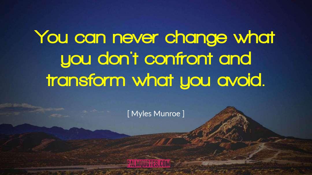 Avoid Stress quotes by Myles Munroe