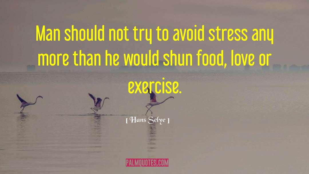 Avoid Stress quotes by Hans Selye