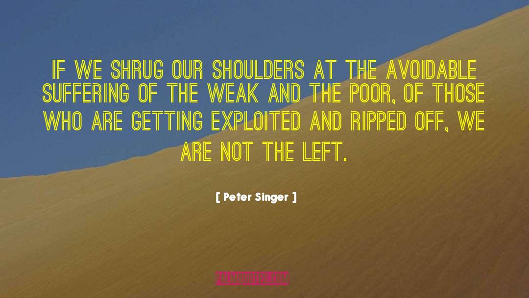 Avoidable quotes by Peter Singer