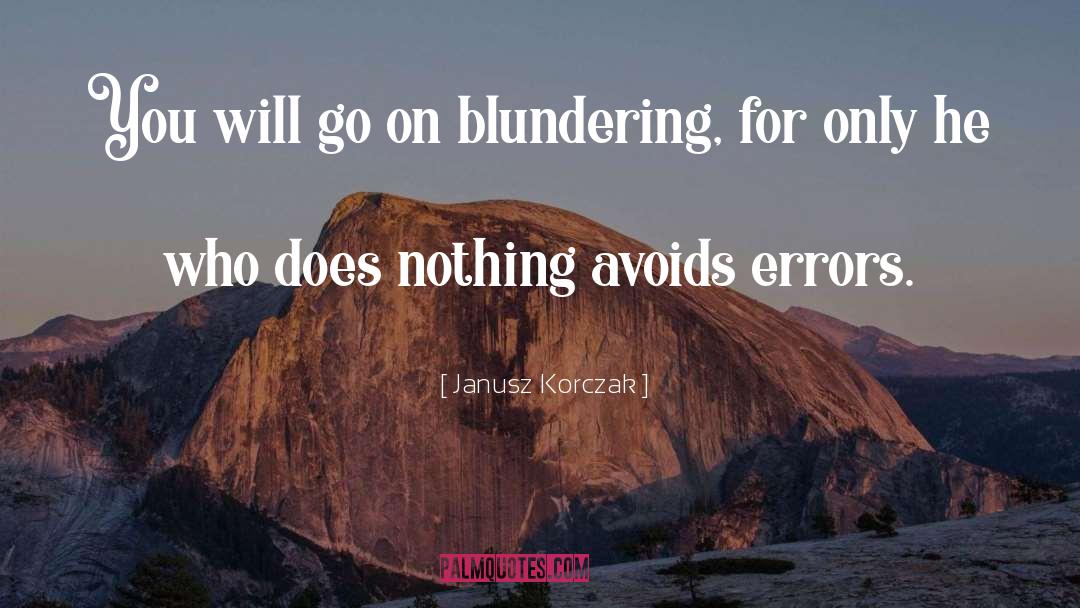 Avoids quotes by Janusz Korczak