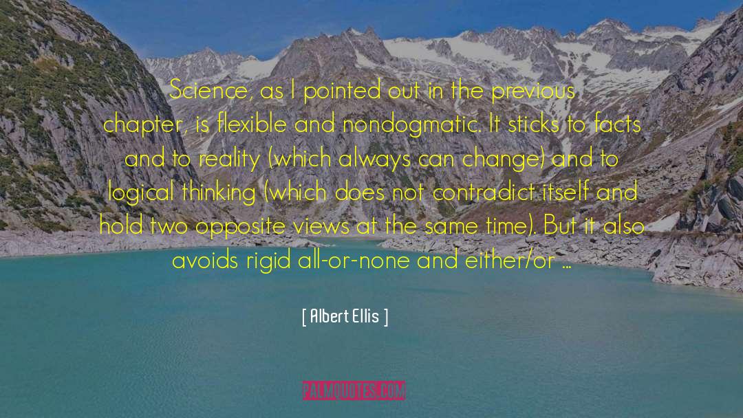 Avoids quotes by Albert Ellis