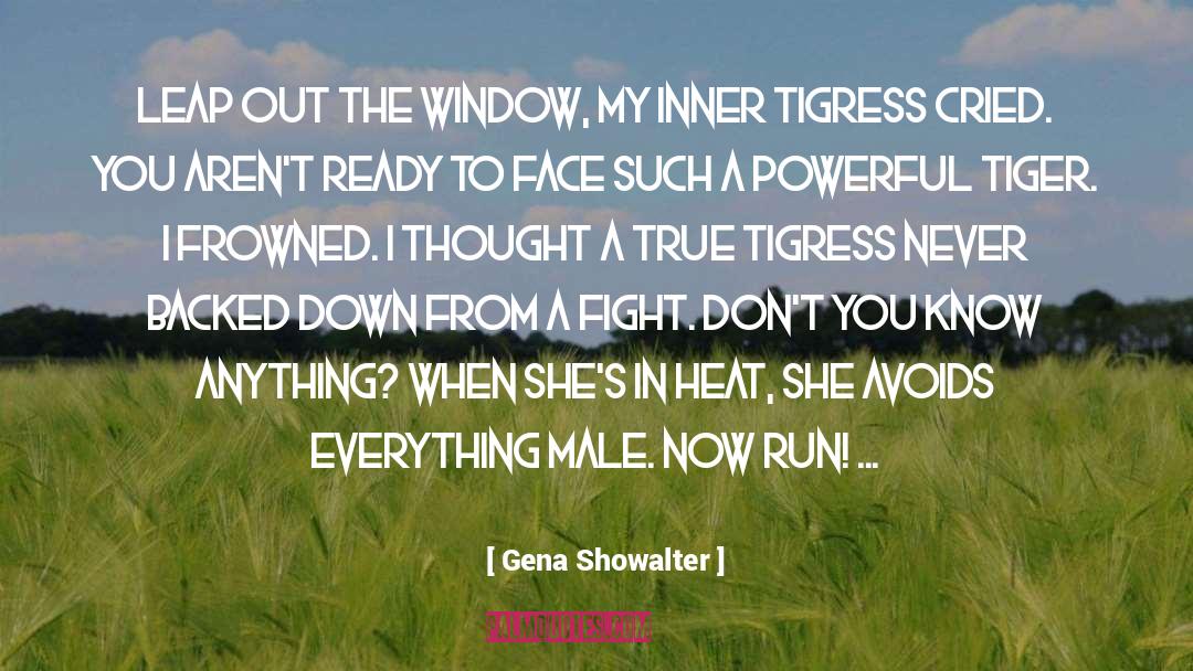 Avoids quotes by Gena Showalter