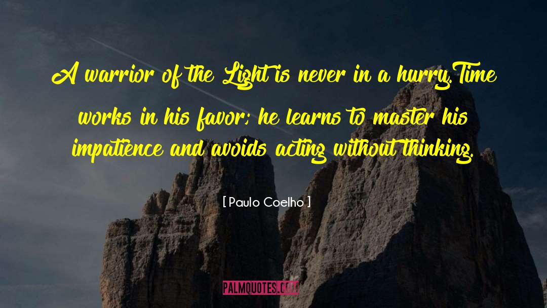 Avoids quotes by Paulo Coelho