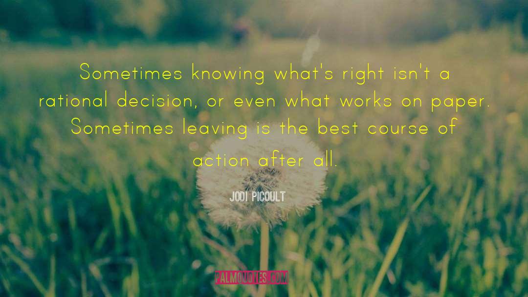 Avtion quotes by Jodi Picoult