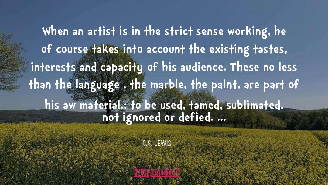 Aw quotes by C.S. Lewis