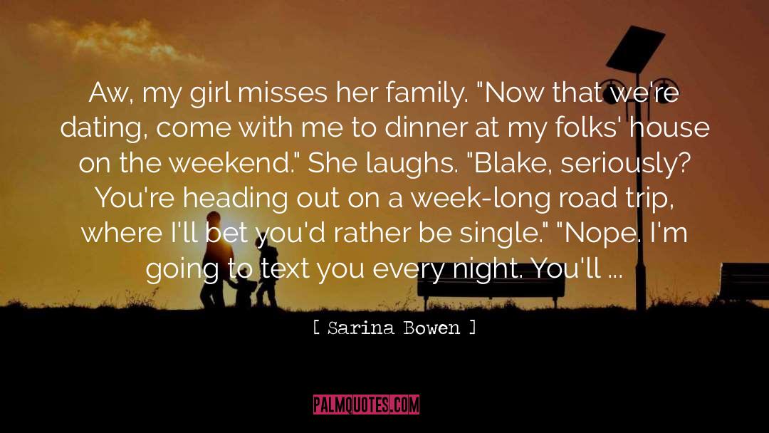 Aw quotes by Sarina Bowen