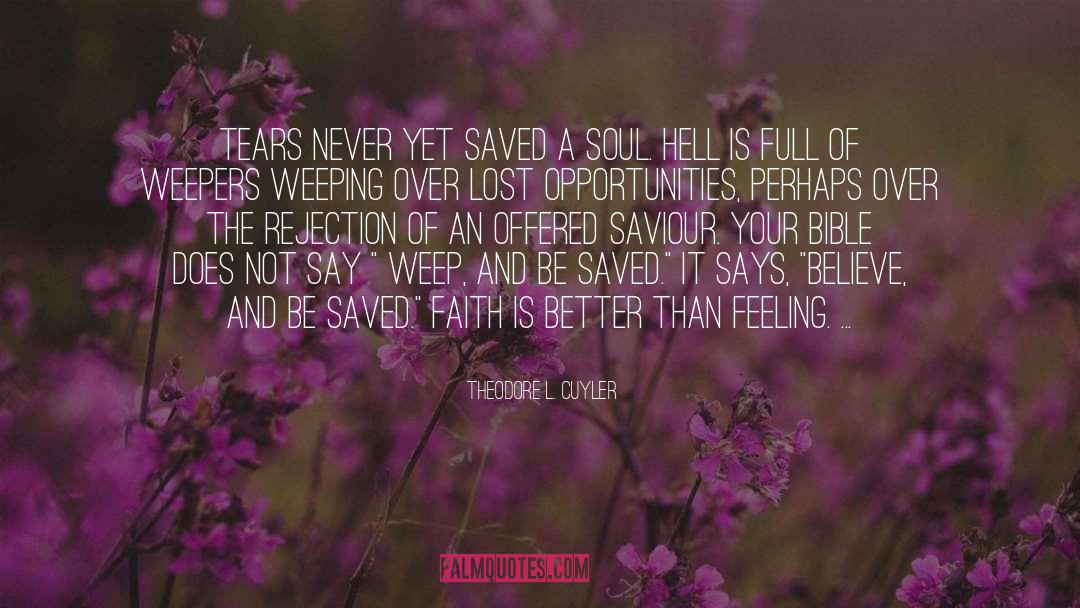 Awakened Soul quotes by Theodore L. Cuyler