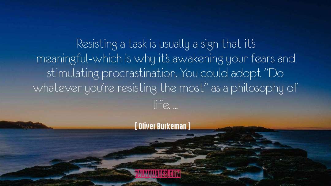Awakening quotes by Oliver Burkeman