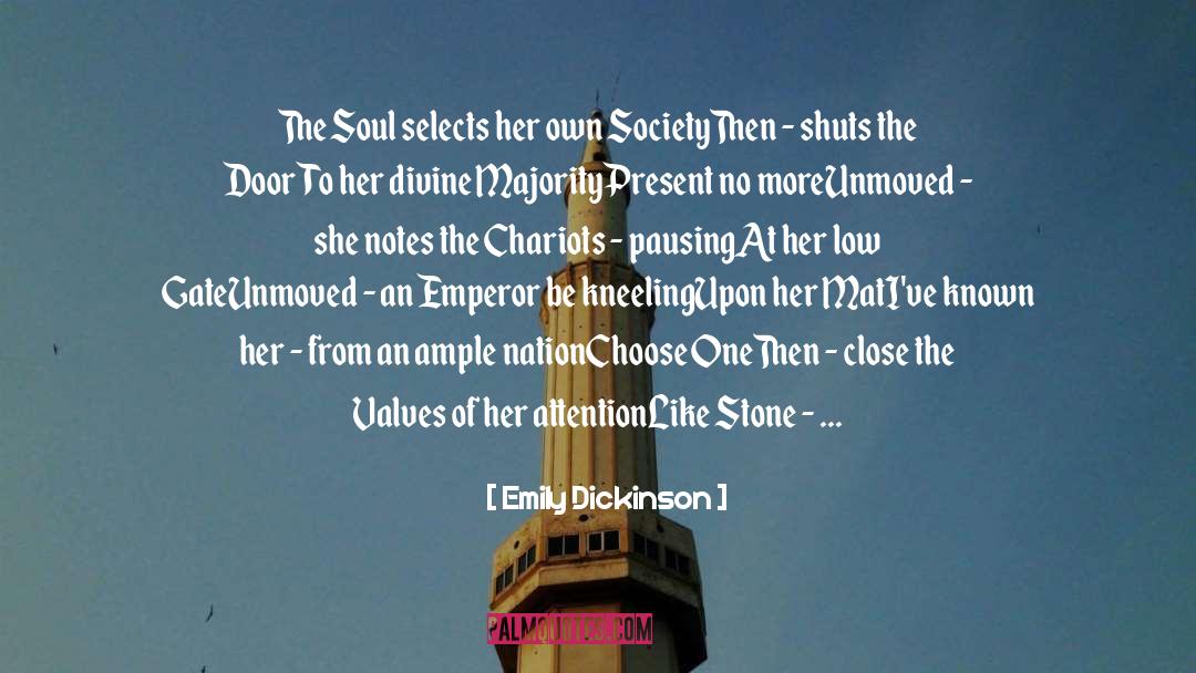 Awakening The Divine quotes by Emily Dickinson