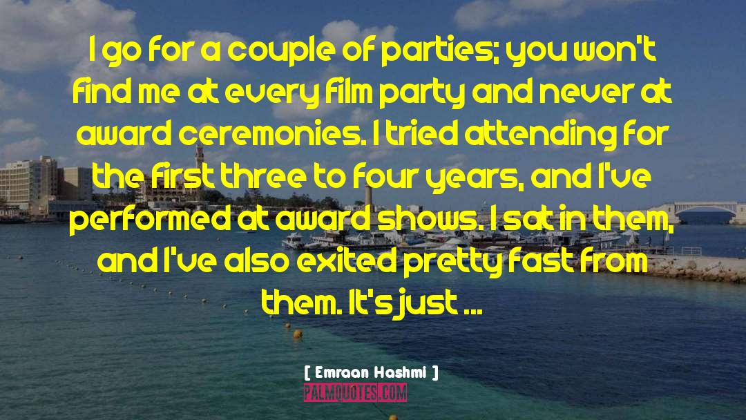 Award Ceremonies quotes by Emraan Hashmi