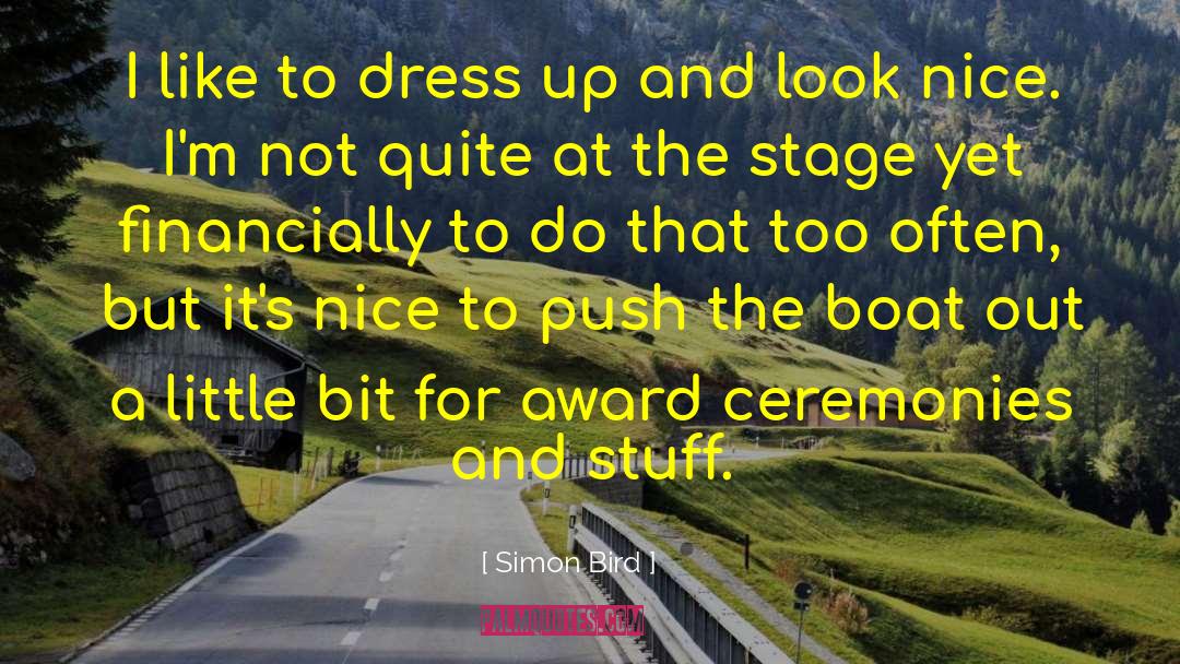 Award Ceremonies quotes by Simon Bird