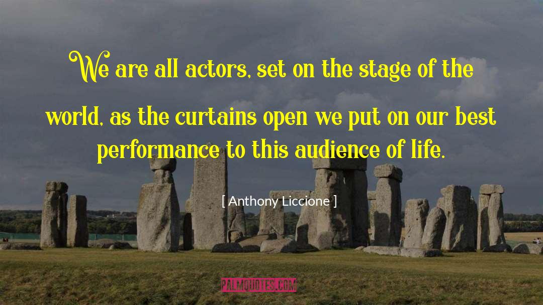 Award quotes by Anthony Liccione