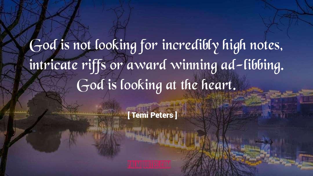Award quotes by Temi Peters