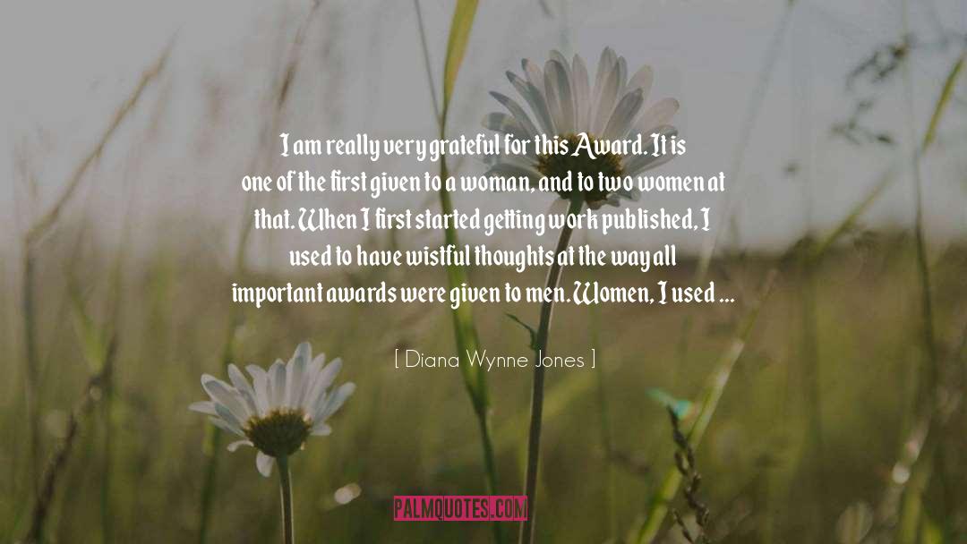 Award quotes by Diana Wynne Jones