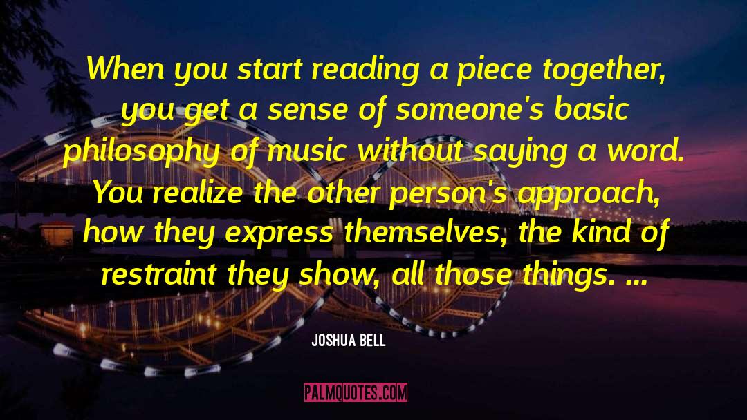 Award Show quotes by Joshua Bell