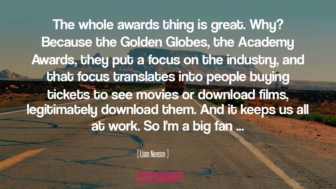 Award Shows quotes by Liam Neeson