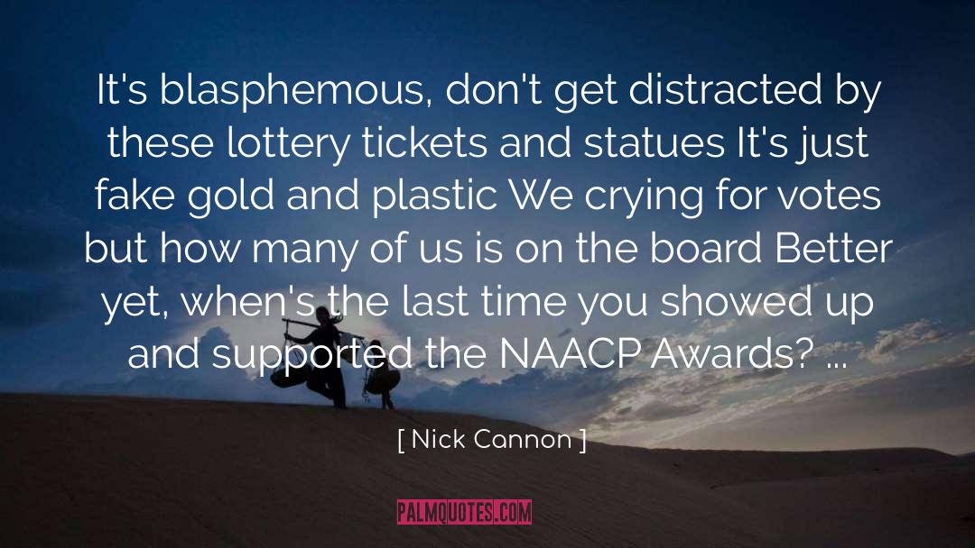 Awards quotes by Nick Cannon